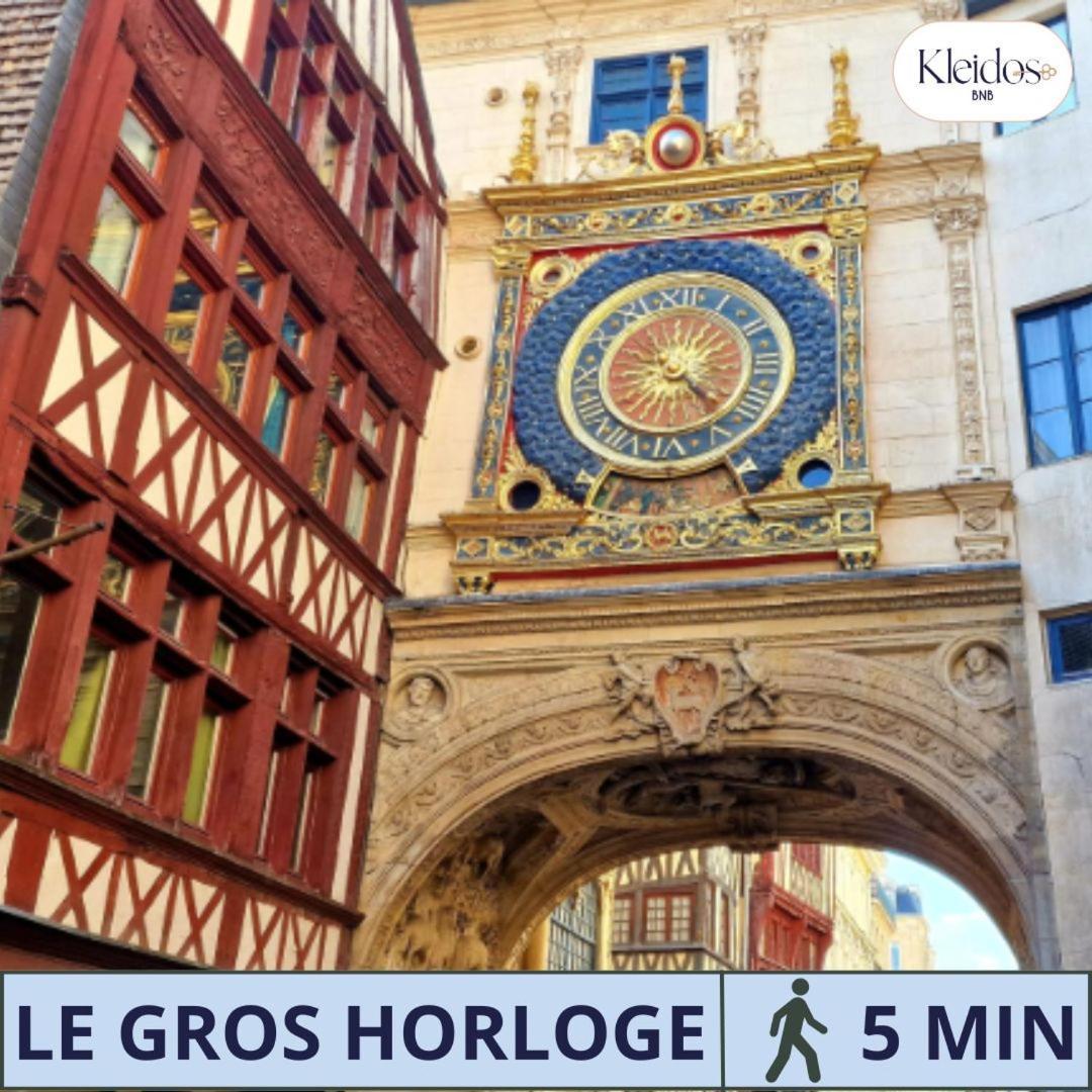Olympe By Kleidos, Appartement 4P, Rue Calme, Centre Historique, Proche Gare Ruan Exterior foto
