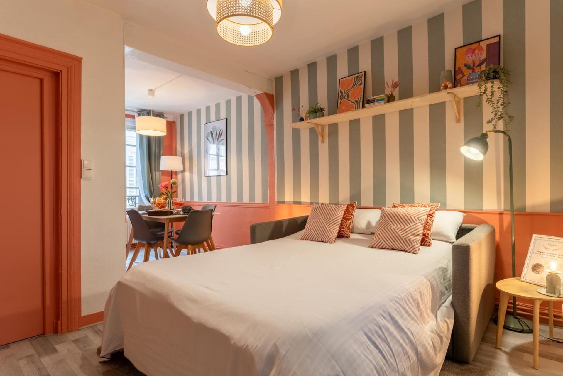 Olympe By Kleidos, Appartement 4P, Rue Calme, Centre Historique, Proche Gare Ruan Exterior foto